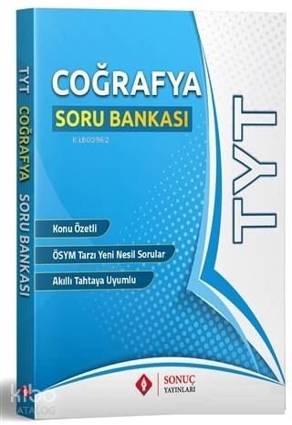 Sonuç Yayınları TYT Coğrafya Soru Bankası Sonuç