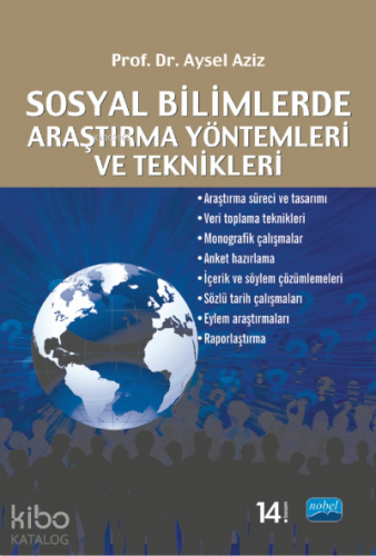 Sosyal Bilimlerde Araştırma Yöntemleri ve Teknikleri