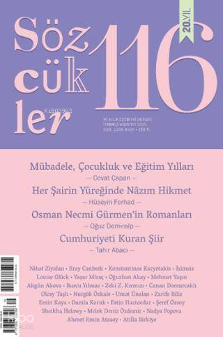 Sözcükler Dergisi 116. Sayı (Temmuz - Ağustos 2025) | Kolektif | Sözcü