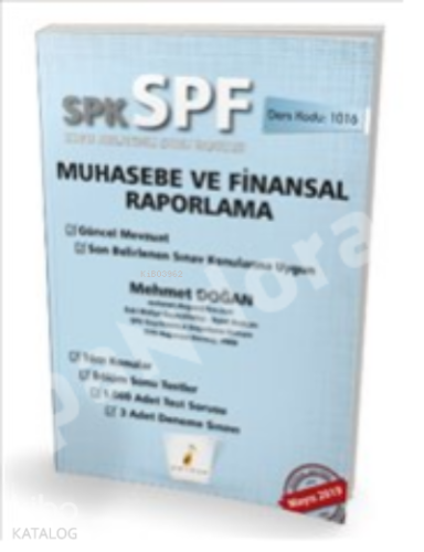 Spk Spf Muhasebe ve Finansal Raporlama ;Konu Anlatımlı Soru Bankası | 