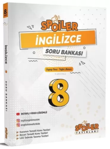 Spoiler 8. Sınıf Ingilizce Soru Bankası | Kolektif | Spoiler Yayınları