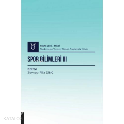 Spor Bilimleri III