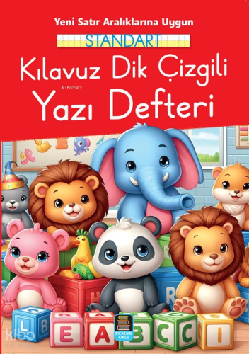 Standart Kılavuz Dik Çizgili Yazı Defteri - Yeni Satır Aralıklarına Uygun