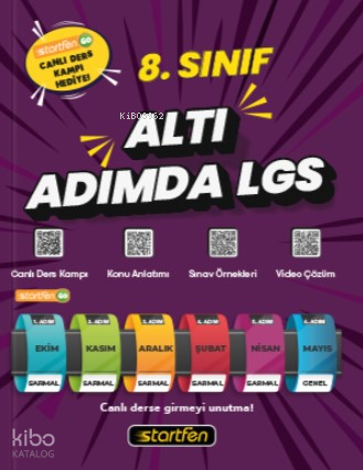 Startfen 8. Sınıf - Altı Adımda LGS Hibrit Denemeler | Kolektif | Star