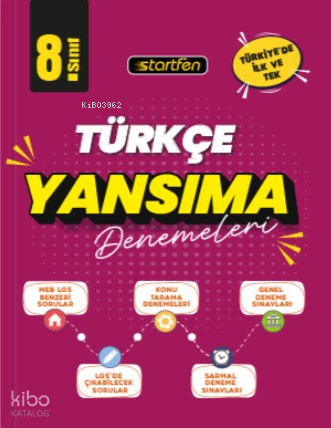 Startfen 8. Sınıf - Türkçe Yansıma Denemeler | Kolektif | Startfen