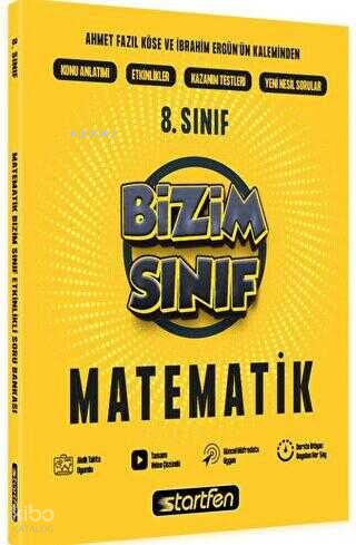 Startfen Yayınları 8. Sınıf Bizim Sınıf Matematik | Kolektif | Startfe