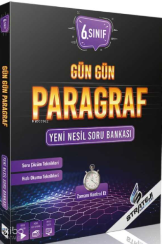 Strateji 6. Sınıf Gün Gün Paragraf Soru Bankası
