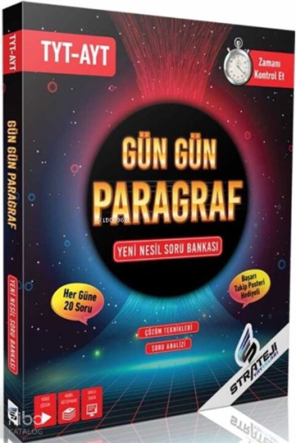 Strateji Bayilik Yayınları TYT AYT Gün Gün Paragraf Soru Bankası