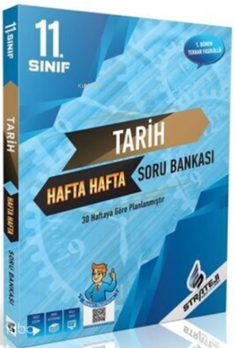 Strateji Yay. 11.Sınıf Hafta Hafta Tarih Soru Bankası | Kolektif | Str