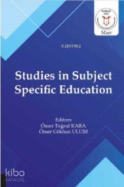 Studies in Subject Specific Education