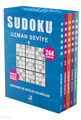 Sudoku Uzman Seviye 5 Kitap Set | Ahmet Ayyıldız | Olimpos Yayınları