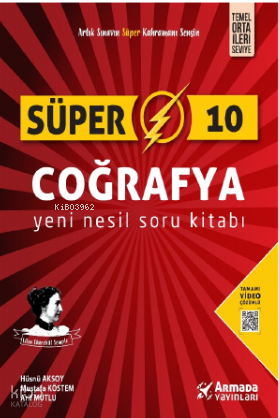 Süper 10 Coğrafya Yeni Nesil Soru Kitabı