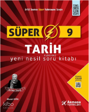 Süper 9 Tarih Yeni Nesil Soru Kitabı | Murat Usta | Armada Yayınları