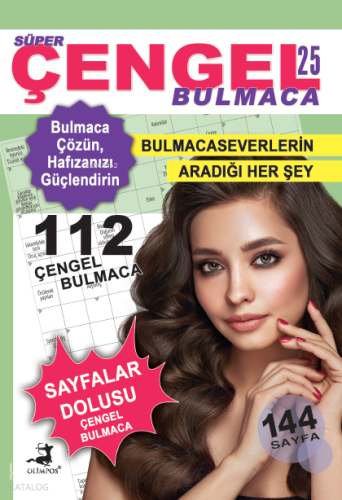 Süper Çengel Bulmaca 25 | Ahmet Ayyıldız | Olimpos Yayınları
