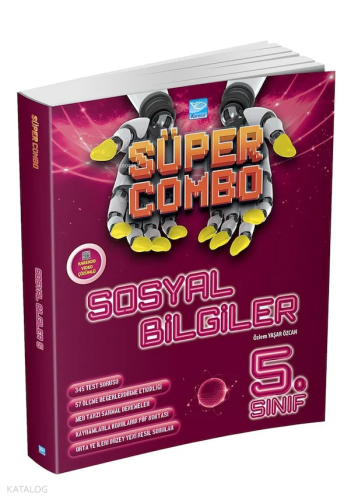 Süper Combo Sosyal Bilgiler 5. Sınıf Soru Kitabı | Kolektif | Karaca E