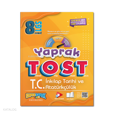 Süpersonik 8. Sınıf LGS Fen Bilimleri Yaprak TOST | Kolektif | Süperso