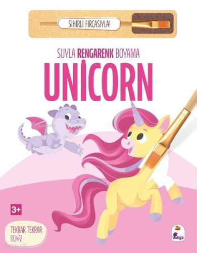 Suyla Rengarenk Boyama - Unicorn (Sihirli Fırçasıyla) | Kolektif | İnd