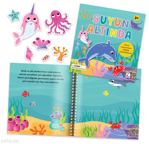 Suyun Altında - Silikon Çıkartmalı | Holly Morris | İndigo Kitap