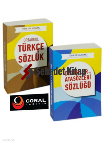 T.D.K. Uyumlu Ortaokul Türkçe Sözlük ve Deyimler, Atasözleri Sözlüğü (2 Kitap Set)