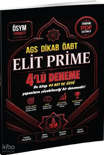 Tahayyül ÖABT MEB-AGS DİKAB Din Kültürü Öğretmenliği Elit Prime 4 Deneme