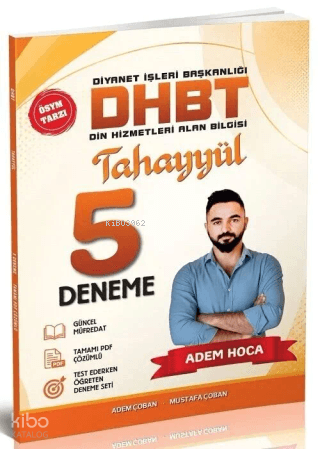 Tahayyül Yayınları DHBT 5 Deneme Çözümlü