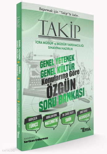 Temsil Kitap Takip Genel Yetenek- Genel Kültür Konularına Göre Özgün Soru Bankası