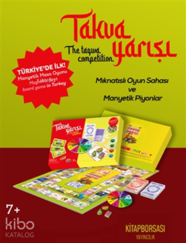 Takva Yarışı - The Taqwa Competition (türkçe - İngilizce);Mıknatıslı Oyun Sahası Ve Manyetik Piyonlar - 7+ Yaş