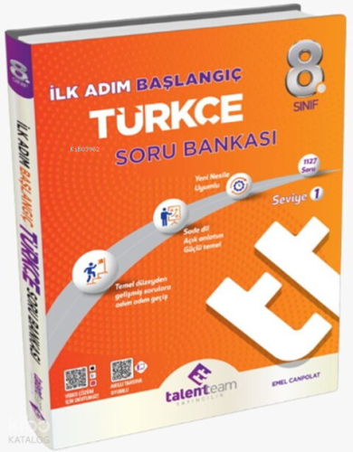Talentteam Yayınları 8. Sınıf TT Türkçe Başlangıç Soru Bankası | Kolek
