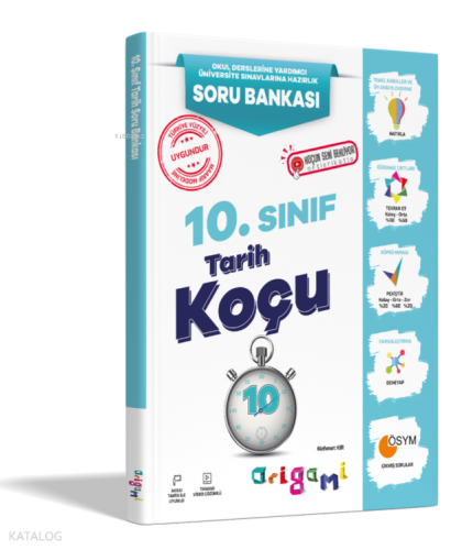 Tammat Origami 10. Sınıf Tarih Soru Bankası | Kolektif | Tammat Yayınc