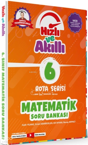 Tammat Yayıncılık 6. Sınıf Matematik Rota Serisi Hızlı ve Akıllı Soru Bankası