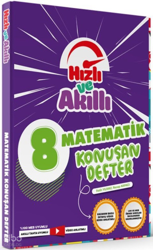Tammat Yayıncılık 8. Sınıf LGS Matematik Hızlı ve Akıllı Defter Konuşt