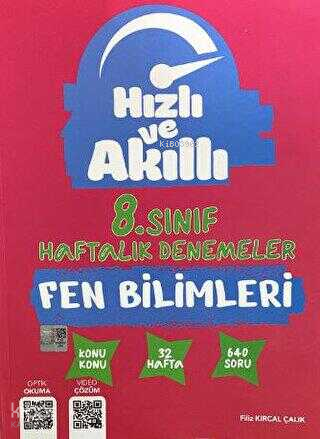 Tammat Yayıncılık Hızlı ve Akıllı 8.Sınıf Fen Bilimleri Haftalık Denemeleri