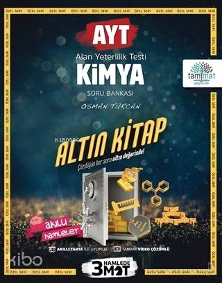 Tammat Yayınları AYT Kimya Soru Bankası Tamamı Video Çözümlü Tammat