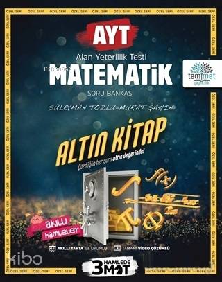 Tammat Yayınları AYT Matematik Altın Kitap Tamamı Video Çözümlü Soru Bankası Tammat