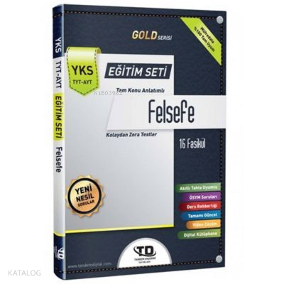 Tandem Yayınları Tyt - Ayt Felsefe Fasikül