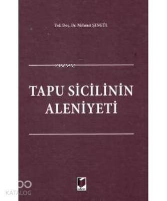 Tapu Sicilinin Aleniyeti