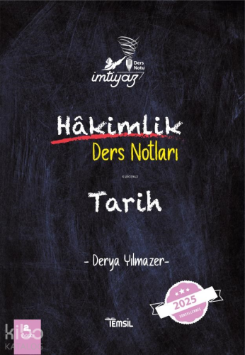 Tarih;Hakimlik Ders Notları