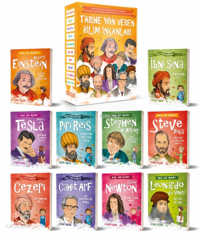 Tarihe Yön Veren Bilim İnsanları Serisi (Kutulu 10 Kitap Takım)