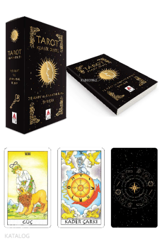Tarot Klasik Deste 78 Kart ve Anahtar Kitap | Kolektif | Delta Kültür 
