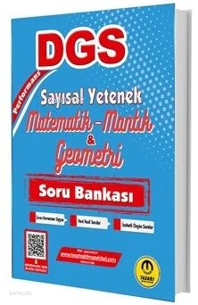 Tasarı DGS Performans Sayısal Yetenek Çözümlü Soru Bankası