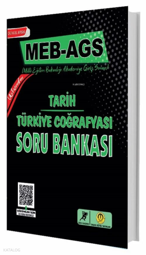 Tasarı MEB-AGS Tarih - Türkiye Coğrafyası Soru Bankası