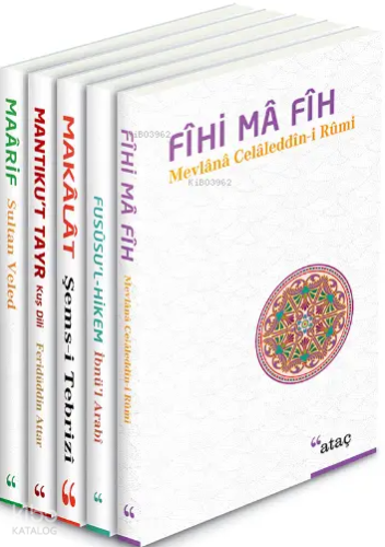 Tasavvuf Kitapları Seti (5 Kitap Takım) | Mevlânâ Celâleddîn-i Rûmî | 