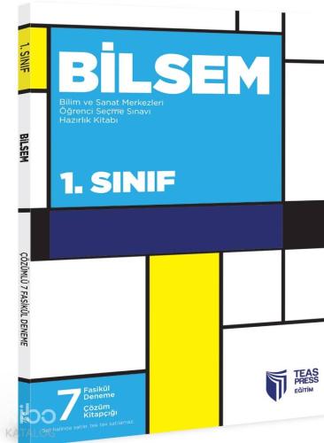 Teas Press Yayınları 1. Sınıf Bilsem 7 Fasikül Deneme ve Çözüm Kitapçığı Teas Press