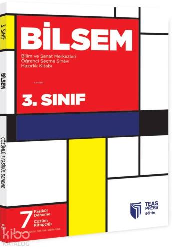 Teas Press Yayınları 3. Sınıf Bilsem 7 Fasikül Deneme ve Çözüm Kitapçığı Teas Press