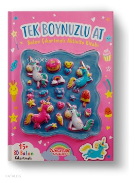 Tek Boynuzlu At Balon Çıkartmalı Aktivite Kitabı | Kolektif | Yumurcak