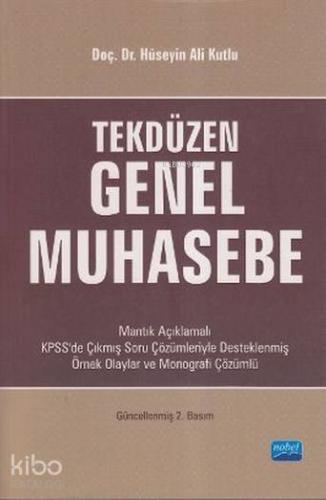 Tekdüzen Genel Muhasebe | Hüseyin Ali Kutlu | Nobel Yayın Dağıtım