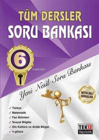 Tekiz Yayıncılık 6. Sınıf Tüm Dersler Soru Bankası