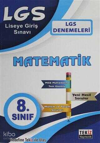 Tekiz Yayıncılık 8. Sınıf LGS Matematik Demesi