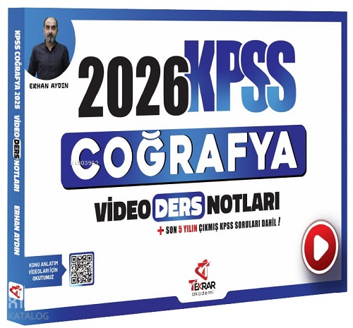 Tekrar Akademi 2026 KPSS Coğrafya Video Ders Notları
