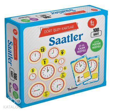 Teleskop Dört İşlem Kartları 6 Yaş 100 Kart | | Teleskop Yayınları